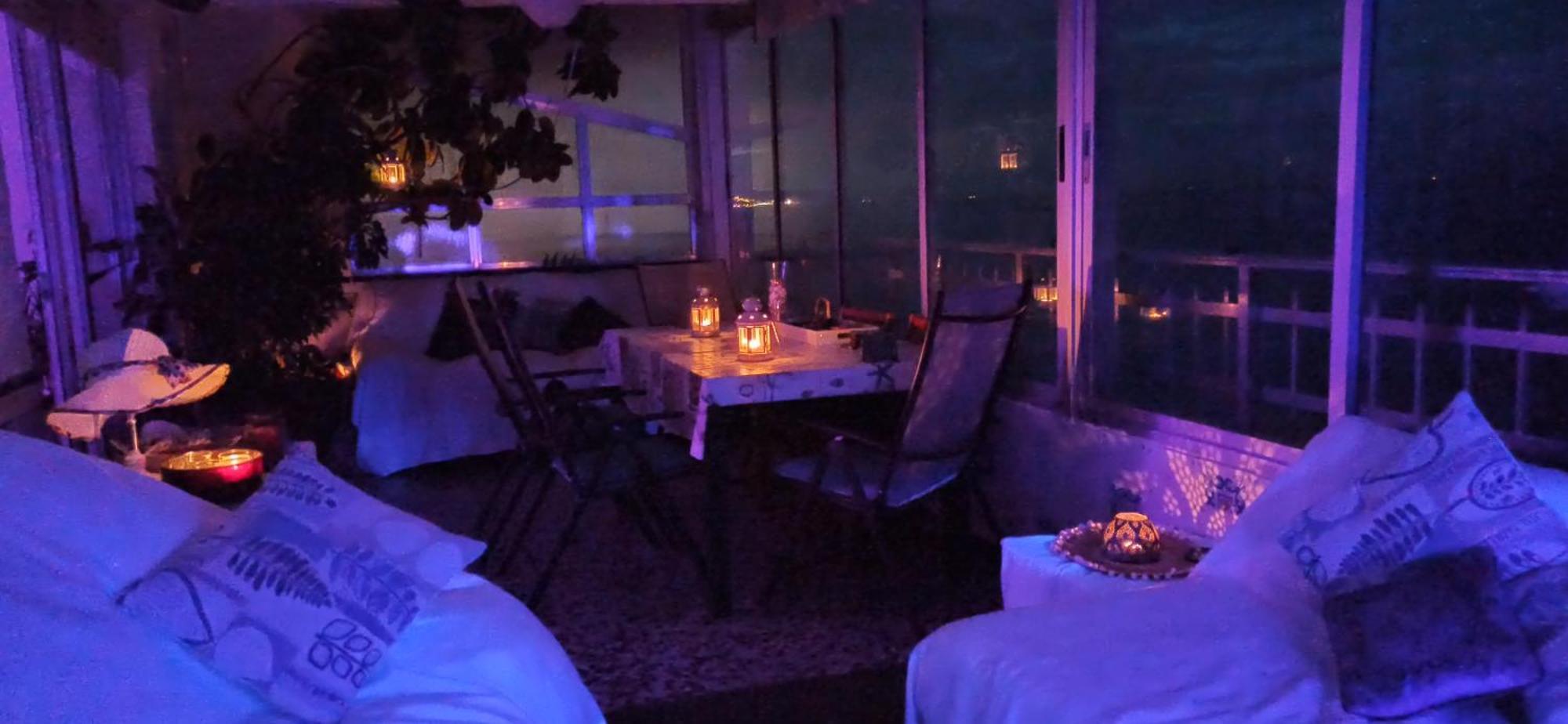 Blue Double Private Room At Front Beach - Habitacion Doble En La Playa Valenza Esterno foto